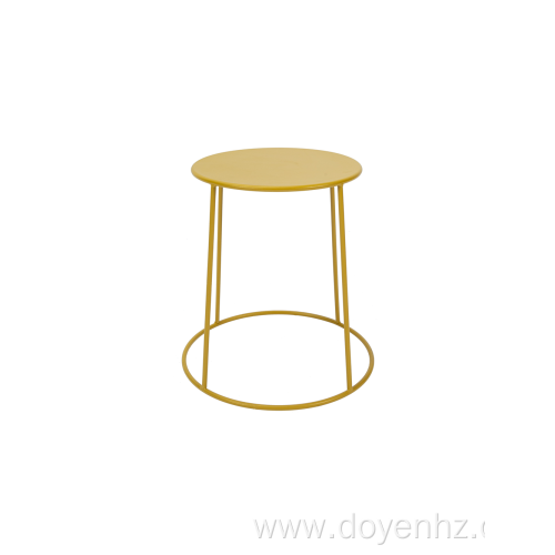 Metal Stackable Round Side Table(H45CM)